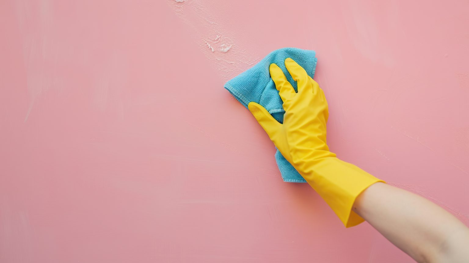 how to clean a wall